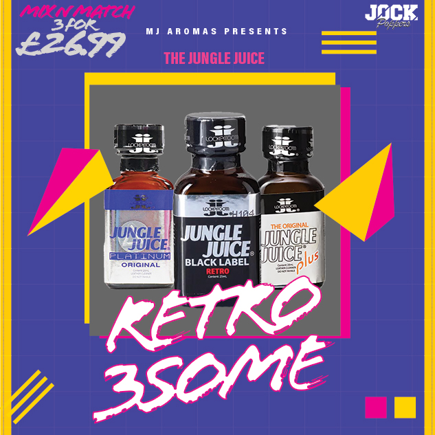 RETRO Jungle Juice 3SOME – Multi pack 3 x 25ml