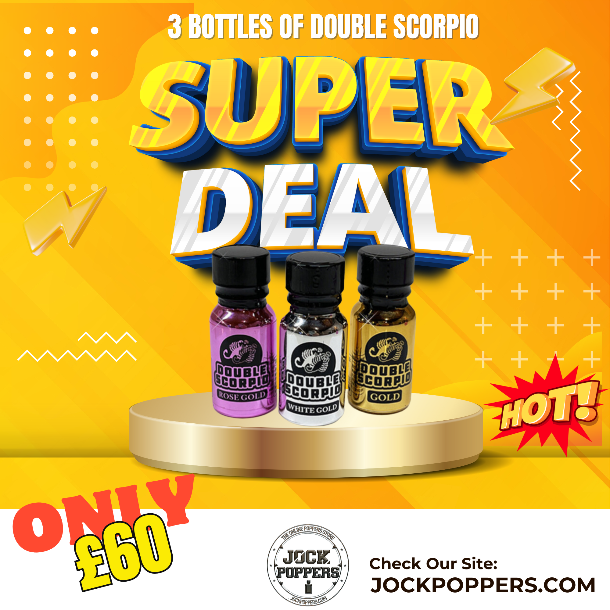 Double Scorpio multibuy –  3 bottles for £60