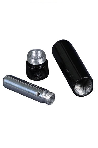 Inhaler For Aluminium Black with Cord